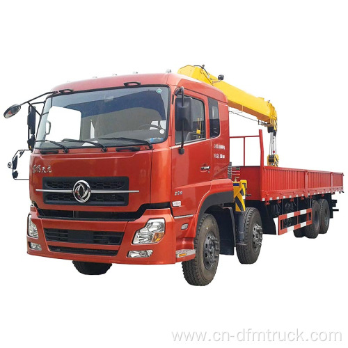 Dongfeng DFL1311 8x4 16-25T Truck Mounted With Crane